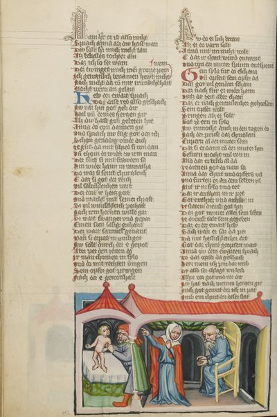 Samuels presentation i templet av Unknown artist
