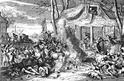 Fransmännens raseri i Holland av Unknown artist
