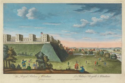 Det kungliga palatset i Windsor av Unknown artist