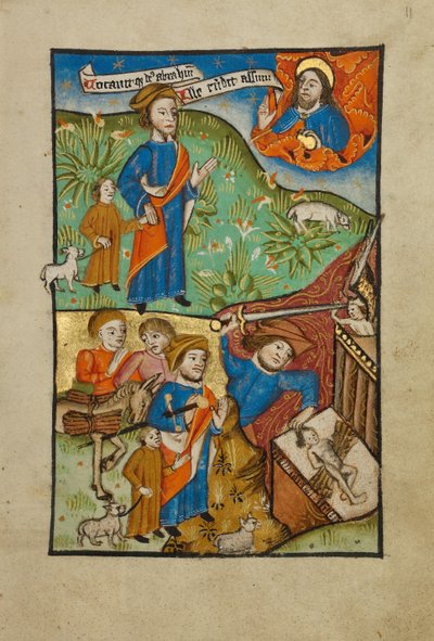 Isaks offer av Unknown artist