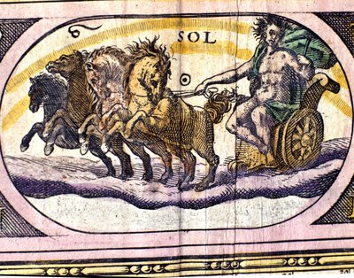 Solen. 1600-talsgravyr. av Unknown artist