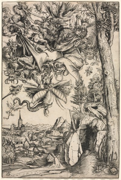 Frestelsen av Sankt Antonius av Unknown artist