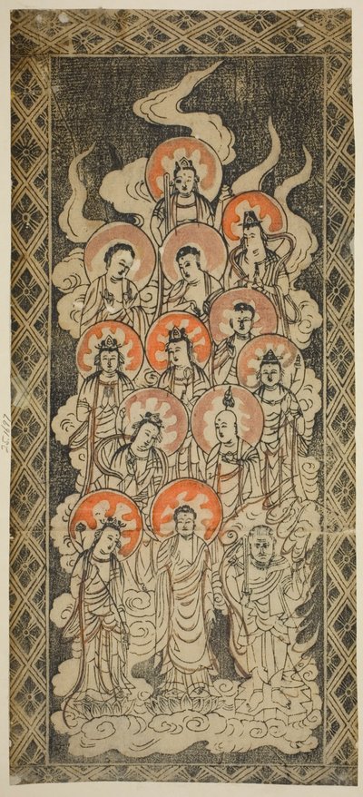 De tretton buddhorna av Unknown artist