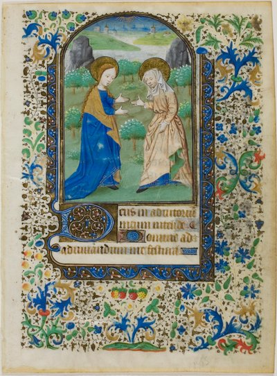 Visitation, från en timbok av Unknown artist