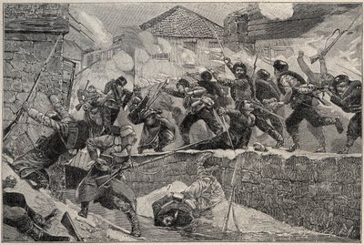 Kriget mellan Serbien och Bulgarien, Bulgarien - Serbo-bulgariska kriget 1885 - Slaget vid Pirot, 27.11.1885 - Serbo-bulgariska kriget Slaget vid Pirot 1885 av Unknown artist