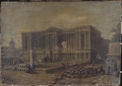 Attentatet mot Louvren den 29 juli av Unknown artist