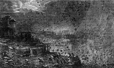 Förstörelsen av Pompeji 79. av Unknown artist