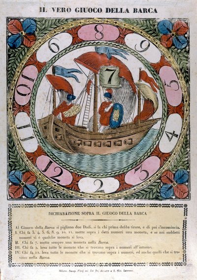 Båtens spel. 1700-talet av Unknown artist