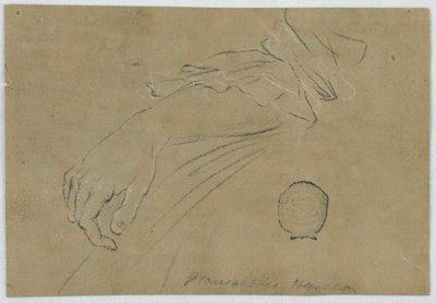 Höger underarm av samma kvinna av Unknown artist