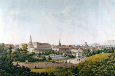 Staden Weimar i slutet av 1700-talet. av Unknown artist