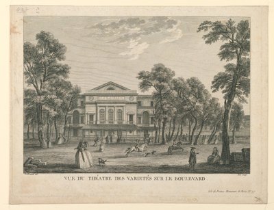Theatre des Varietés i Paris av Unknown artist