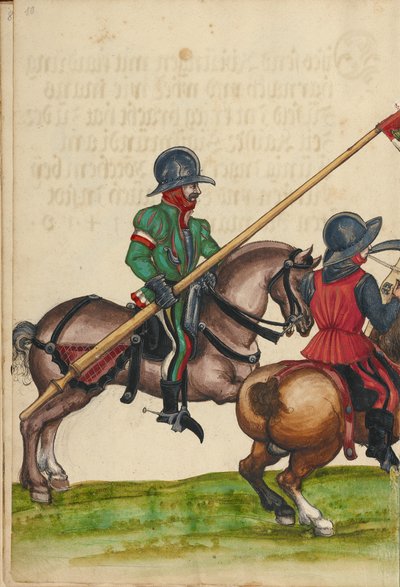 Tre ryttare i rustning från kejsar Sigismunds tid av Unknown artist