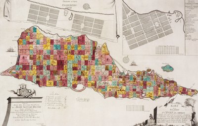 Pålitlig karta över Eylandet St. Croix udi America, Köpenhamn, 1754, 1754 av Unknown artist