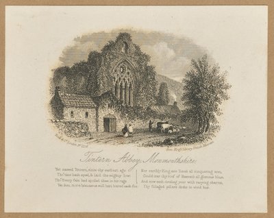 Tintern Abbey, Monmouthshire av Unknown artist