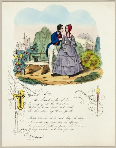 Till dig sänder jag en kärlekshälsning (valentin) av Unknown artist