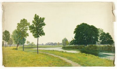 Lugn parkscen av Unknown artist