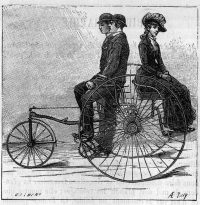 Trehjulingar på Stanley Club-utställningen i London, England av Unknown artist