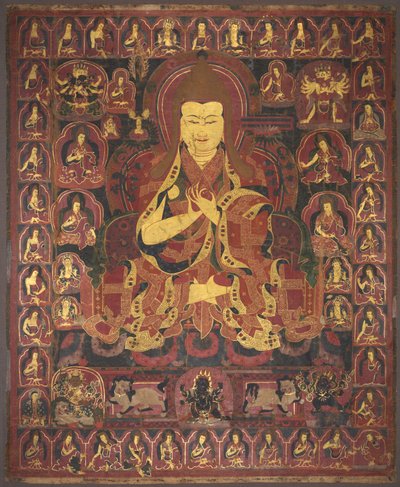 Tsong Khapa, grundare av Gelukorden av Unknown artist