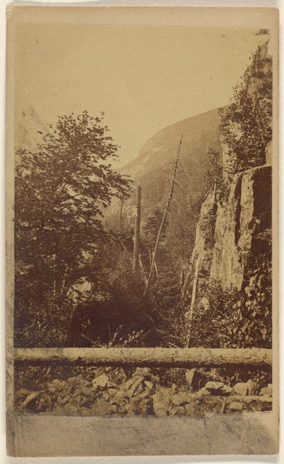 [Oidentifierad bergsvy i New Hamsphire] av Unknown artist