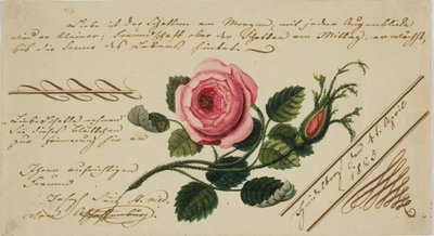 Untitled Valentine (Pink Flower) av Unknown artist