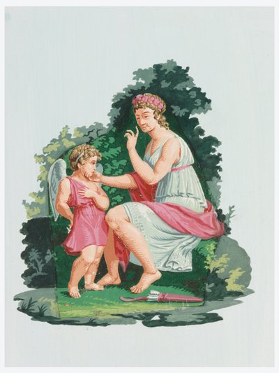 Venus förmanar Amor av Unknown artist
