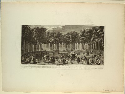 Versailles, trädgårdar, vattenteater av Unknown artist