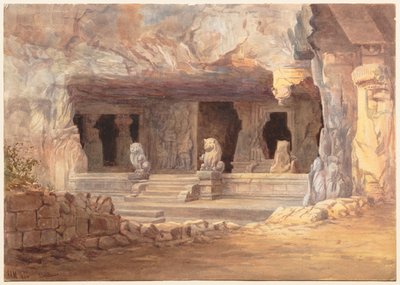 Utsikt över Elephanta av Unknown artist