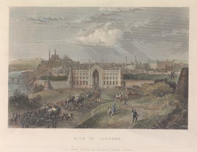 Utsikt över Lucknow av Unknown artist