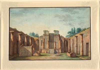 Utsikt över Neapel (eller närområdet) av Unknown artist