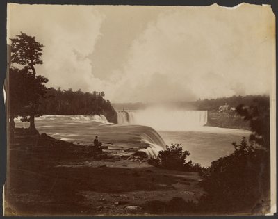 [Vy över Niagarafallen] av Unknown artist