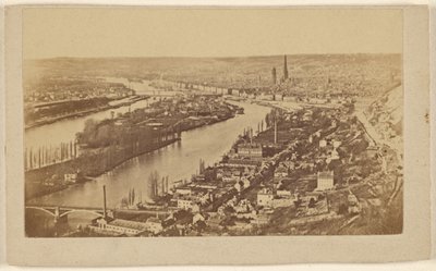 [Vy över Rouen, Frankrike] av Unknown artist