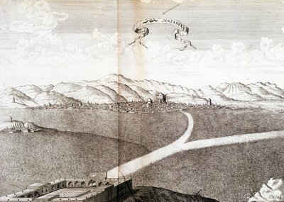 Utsikt över Sultanie - i "" Journal of the voyage of the Knight Chardin, Persien och Ostindien, vid Svarta havet och Kolchiden""" av Unknown artist