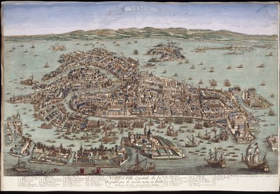 Utsikt över Venedig av Unknown artist