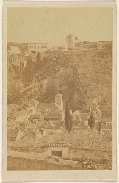 [Vy över Alhambra, Spanien] av Unknown artist