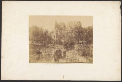 [Villa Adriana nära Tivoli]. av Unknown artist