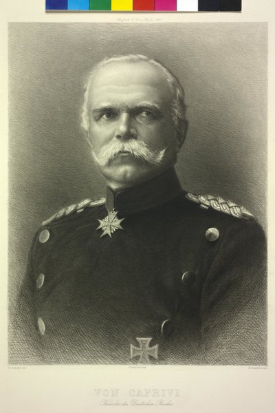 Von Caprivi rikskansler i Tyska kejsardömet av Unknown artist