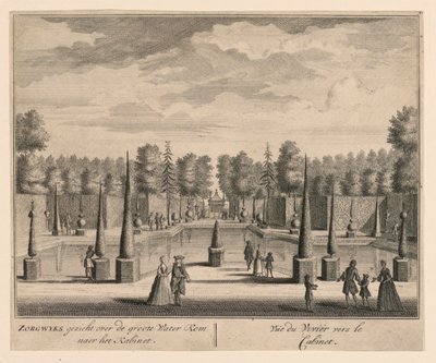 Utsikt från Vivier mot kabinettet av Unknown artist