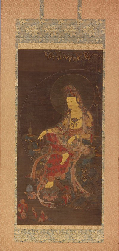 Vattenmånen Avalokiteshvara (Suwol Gwaneum bosal) av Unknown artist
