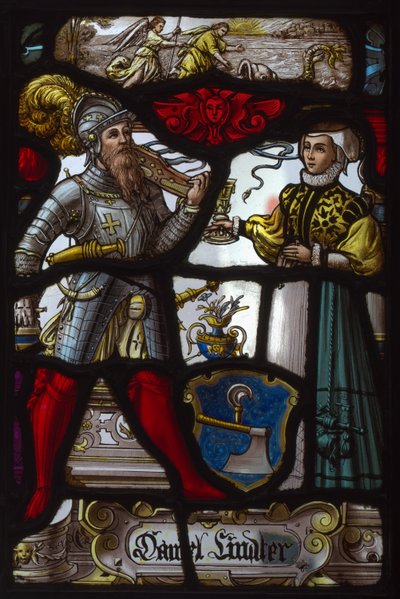 Välkomstpanel med David Lindler av Unknown artist