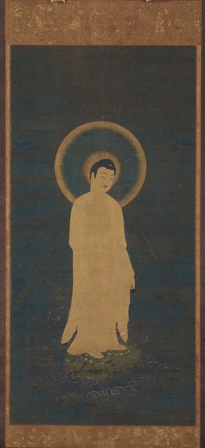Välkomnande nedstigning av Amida Buddha av Unknown artist