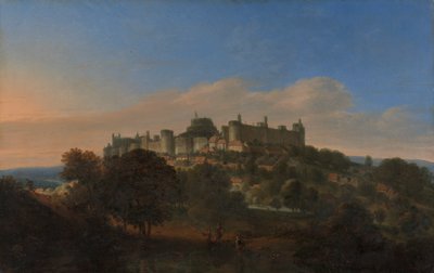 Windsor Castle från söder av Unknown artist