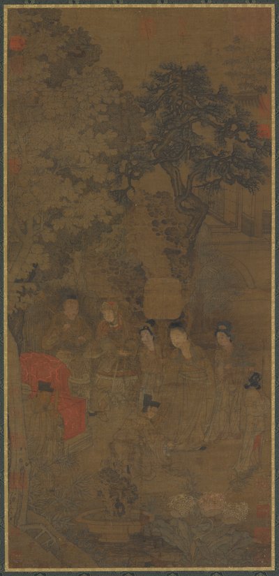 Xin Pi drar i kejsarens dräkt av Unknown artist