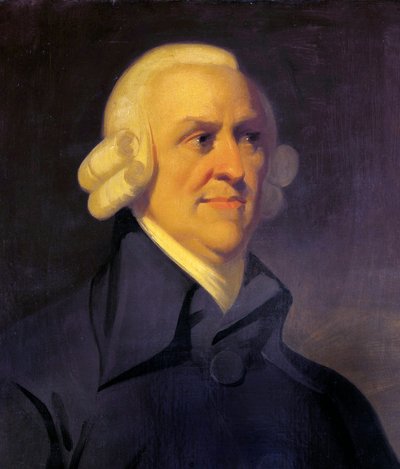 detaljera "" porträtt av Adam Smith ""(1723-1790) - Anonym - 1795 - Olja på duk - 77,9x64,5 - National Gallery of Scotland, Edinburgh av Unknown artist