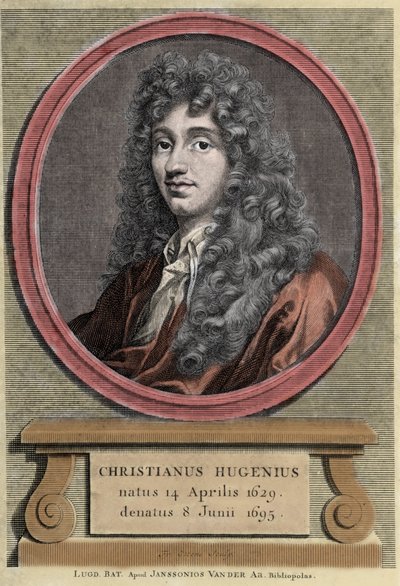 porträtt av Christiaan Huygens. holländsk fysiker och matematiker (1629-1695). av Unknown artist
