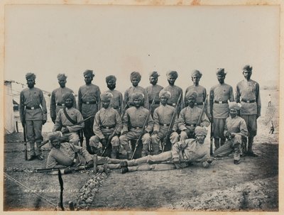 28:e Bombay Native Infantry Sepoys av Unknown photographer