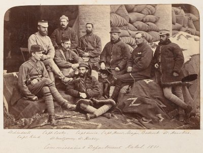 En grupp brittiska officerare, 1879 ca av Unknown photographer