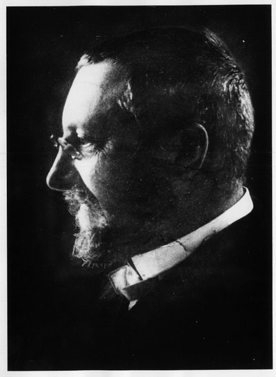 Alfred Binet, fransk fysiolog och psykolog, student till Charcot (1857-1911). av Unknown photographer