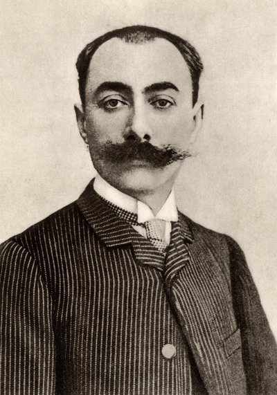 Andre (Charles Prosper) Messager (1853-1919) fransk kompositör och dirigent av Unknown photographer