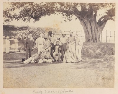 Arméns cricketlag, Calcutta av Unknown photographer