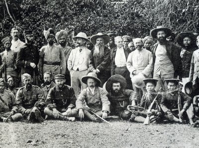 Auguste Pavie (1847-1925), bretonsk upptäcktsresande och det fransk-engelska uppdraget i Upper Mekong 1895. av Unknown photographer